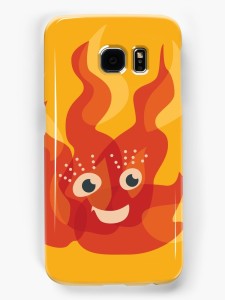 Cute fire flame Samsung Galaxy S7 case / Redbubble