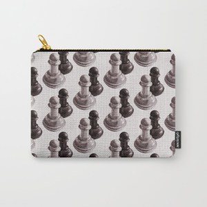 Chess art pouch at Society6