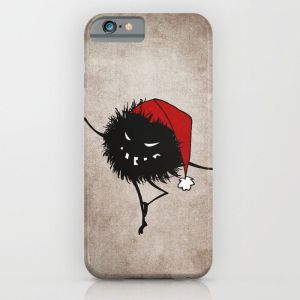 Evil Christmas bug iPhone case